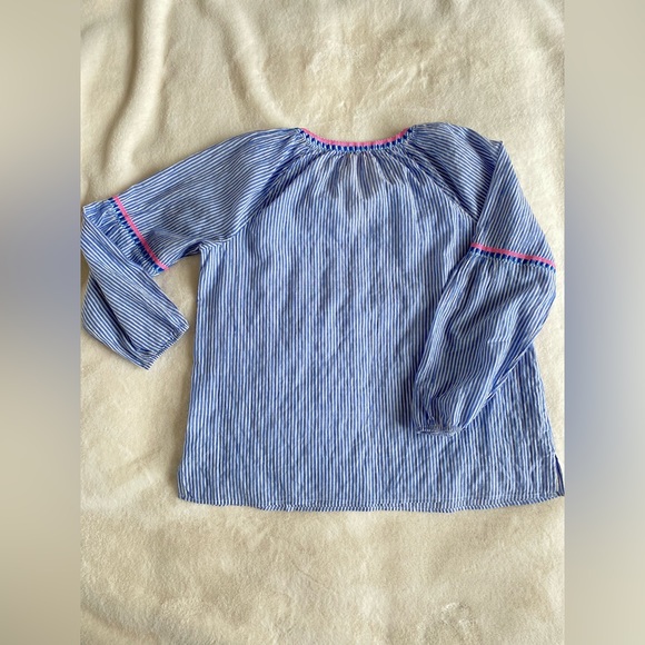 Lilly Pulitzer cotton blouse | top | shirt | lightweight | beach | summer | L - Picture 2 of 4